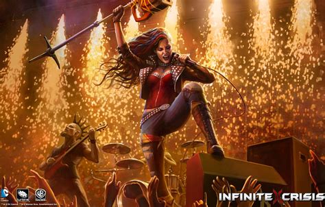 Wallpaper Wonder Woman Diana Dc Comics Infinite Crisis