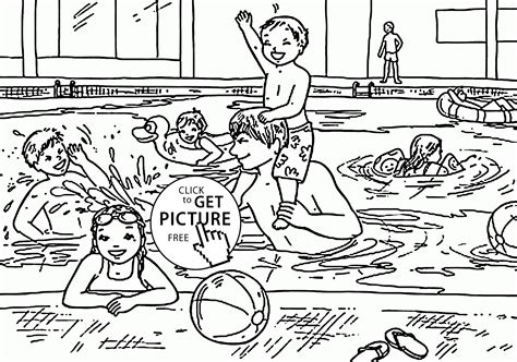 swimming coloring pages  print coloring home