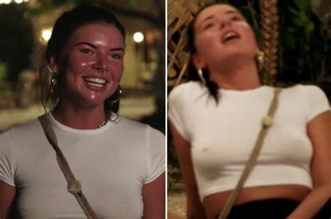 shipwrecked newbie beth stuns viewers as she simulates solo sex act