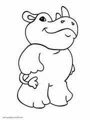 preschool coloring pages animals