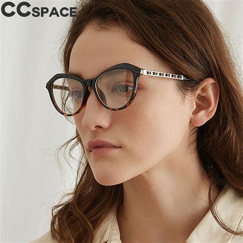 ccspace 45525 ladies square glasses frames women brand designer optical