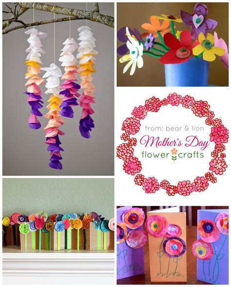 mothers day flower crafts