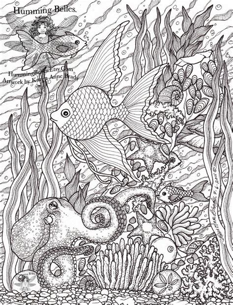 coloring pages  ocean scenes coloring home