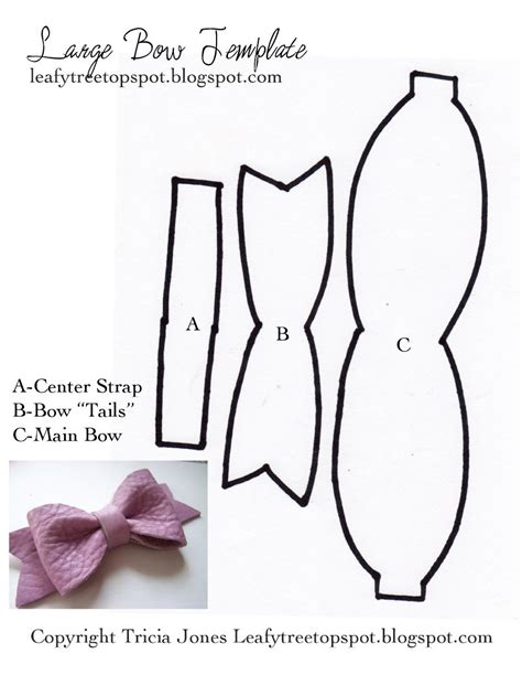 printable hair bow template  printable templates