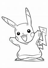 Pikachu Pokémon Perso sketch template