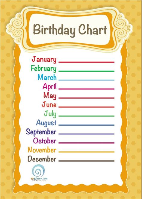 printable classroom birthday chart edgalaxy cool stuff