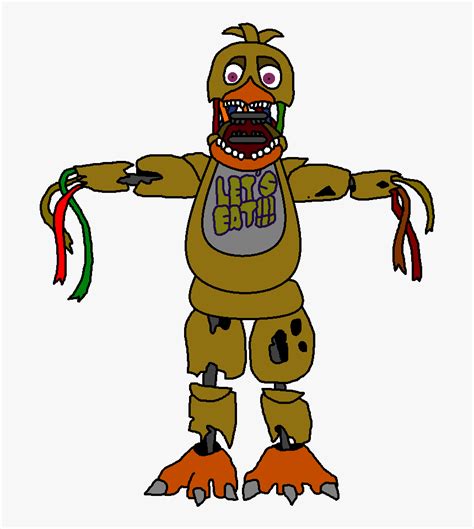 Withered Chica Five Nights At Freddy S 2 Chica Full Body Hd Png