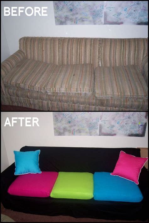 diy couch makeover  sheet  cover couch  sew slip covers  cushions diy sofa ikea