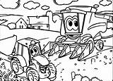 Coloring Tractor Printable Pages Getcolorings Tractors Color Sheet sketch template