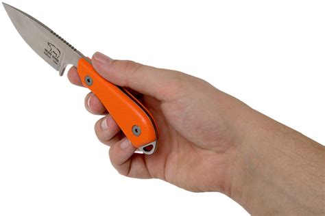 white river knives  backpacker pro orange  fixed knife kydex sheath advantageously