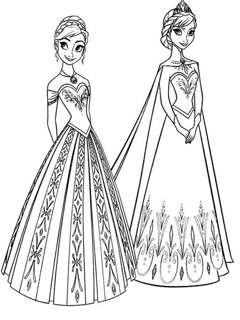 coloring pages princess anna   coloring pages printable