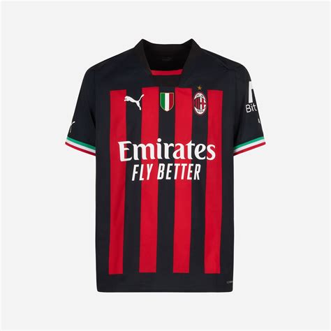milan home authentic  jersey  leao  ac milan store