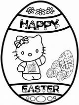 Easter Egg Coloring Pages Eggs Printable Hello Colouring Kids Sheets Kitty Printables Happy Print Designs Adult Outline Colorear Drawing Detailed sketch template
