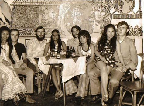 U S Sailors On Shore Leave At A Bar In Subic Bay Philippines In 1972