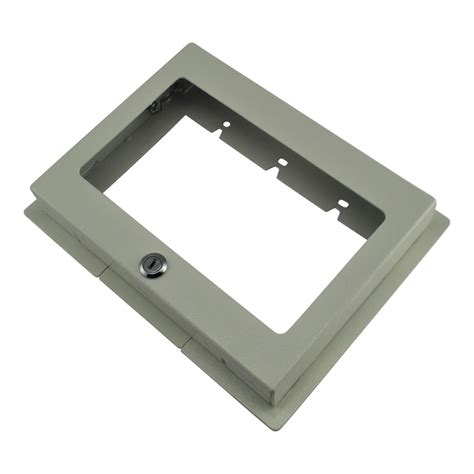 flush mount locking wall plate cover