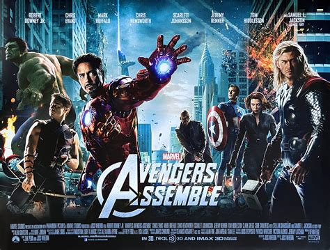 original avengers assemble  poster thor hulk iron man marvel