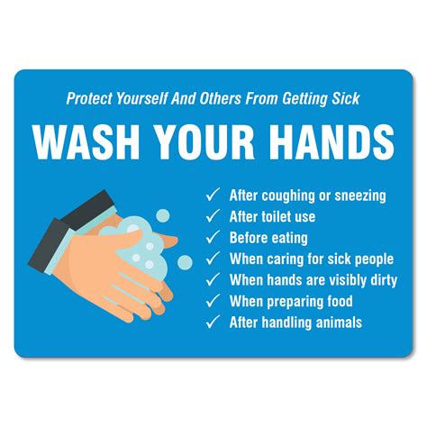 wash  hands sign  signmaker