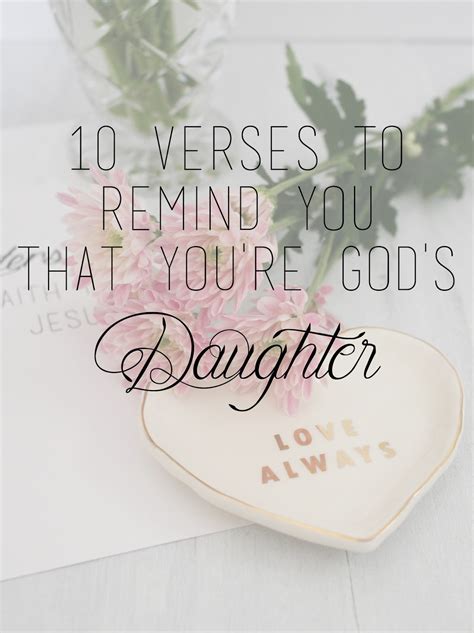 bible verses  remind  youre gods daughter lavender elizabeth
