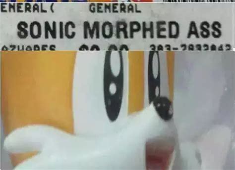 Sonic Morphed Ass Expand Dong Know Your Meme