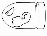Toad Kart Clipartmag Kleurplaat Luigi sketch template