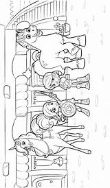Nella Prinses Coloring Knight Princess Fun Kids Votes Ridder sketch template