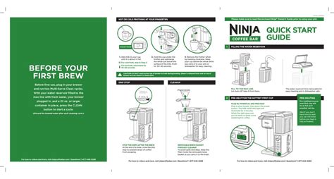 ninja coffee bar cf series quick start manual   manualslib