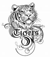 Lsu Tigers Clipartmag sketch template