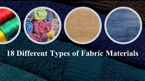 types  fabric materials youtube