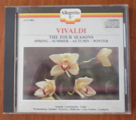Vivaldi Cd The Four Seasons Allegretto Ii Susanne Lautenbacher Wurttemberg