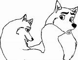 Balto Base Coloring Wolf Wecoloringpage Steele sketch template