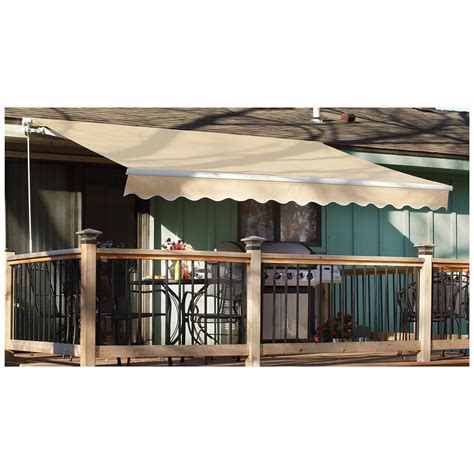 castlecreek    retractable awning steel side arm  awnings shades  sportsman