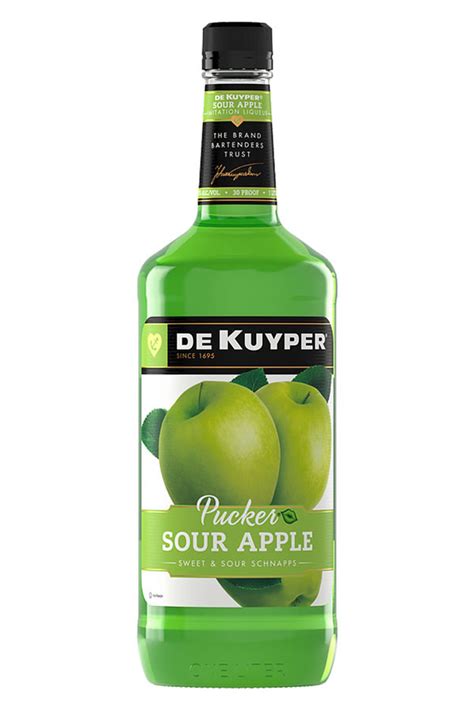 dekuyper sour apple liqueur