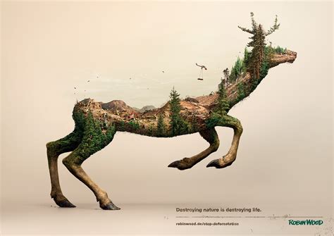 destroying nature  destroying life une campagne daffichage percutante