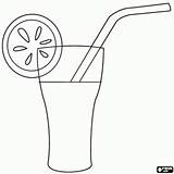 Cocktail Straw Malvorlagen Printable Oncoloring Drawing sketch template
