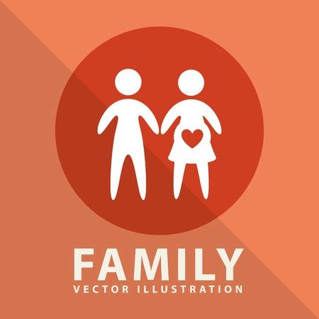 vector  family label design id royalty  image stocklib
