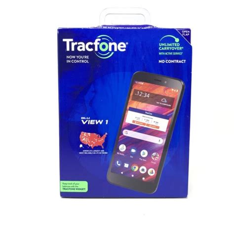 tracfone blu view  gb black tracfone smartphone  sale