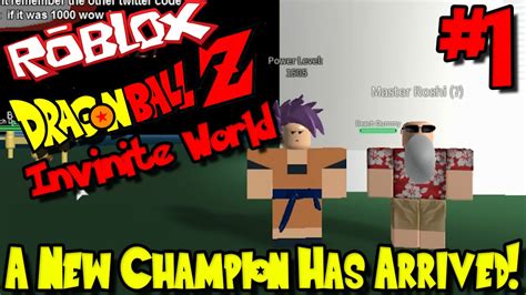A New Champion Has Arrived Roblox Dragon Ball Z