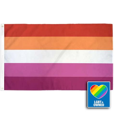 New Lesbian Pride Flag 3 X 5 Pride Flag Lesbian Etsy