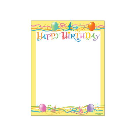 stonehouse collection happy birthday stationery paper