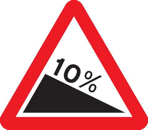 steep hill  sign theory test
