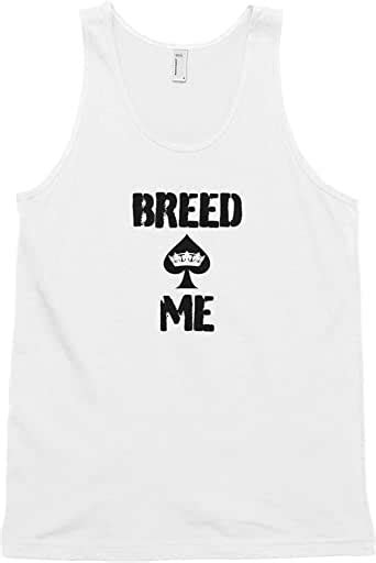 Queen Of Spades Bbc Hotwife Tank Top Shirt Breed Me White At Amazon Men