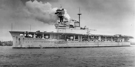 designed   battleship  converted   aircraft carrier hms