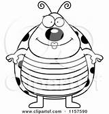 Cory Thoman Chubby Ladybug Clipart Cartoon Outlined Coloring Vector 2021 sketch template