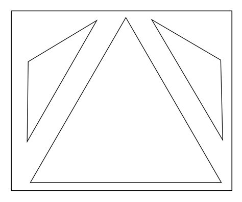 triangle coloring pages printable  coloring pages  kids