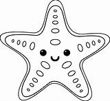 Starfish Coloring Pages Print Getdrawings sketch template