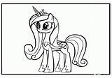 Coloring Pony Little Cadence Princess Pages Colouring Quality High Amy Library Coloringhome sketch template