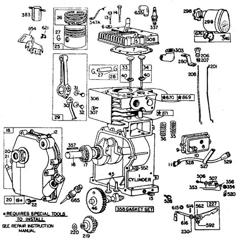 briggs  stratton  ohv carburetor diagram