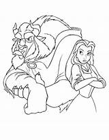 Coloring Pages Disney Princess Belle Beast Library Clipart Beauty Cute sketch template