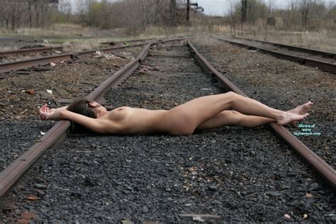 reclining nude on train tracks november 2010 voyeur