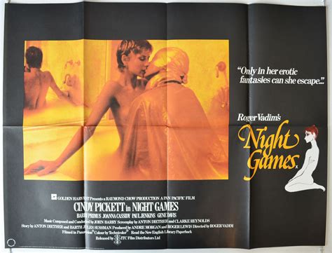 night games original cinema movie poster from british quad posters and us 1